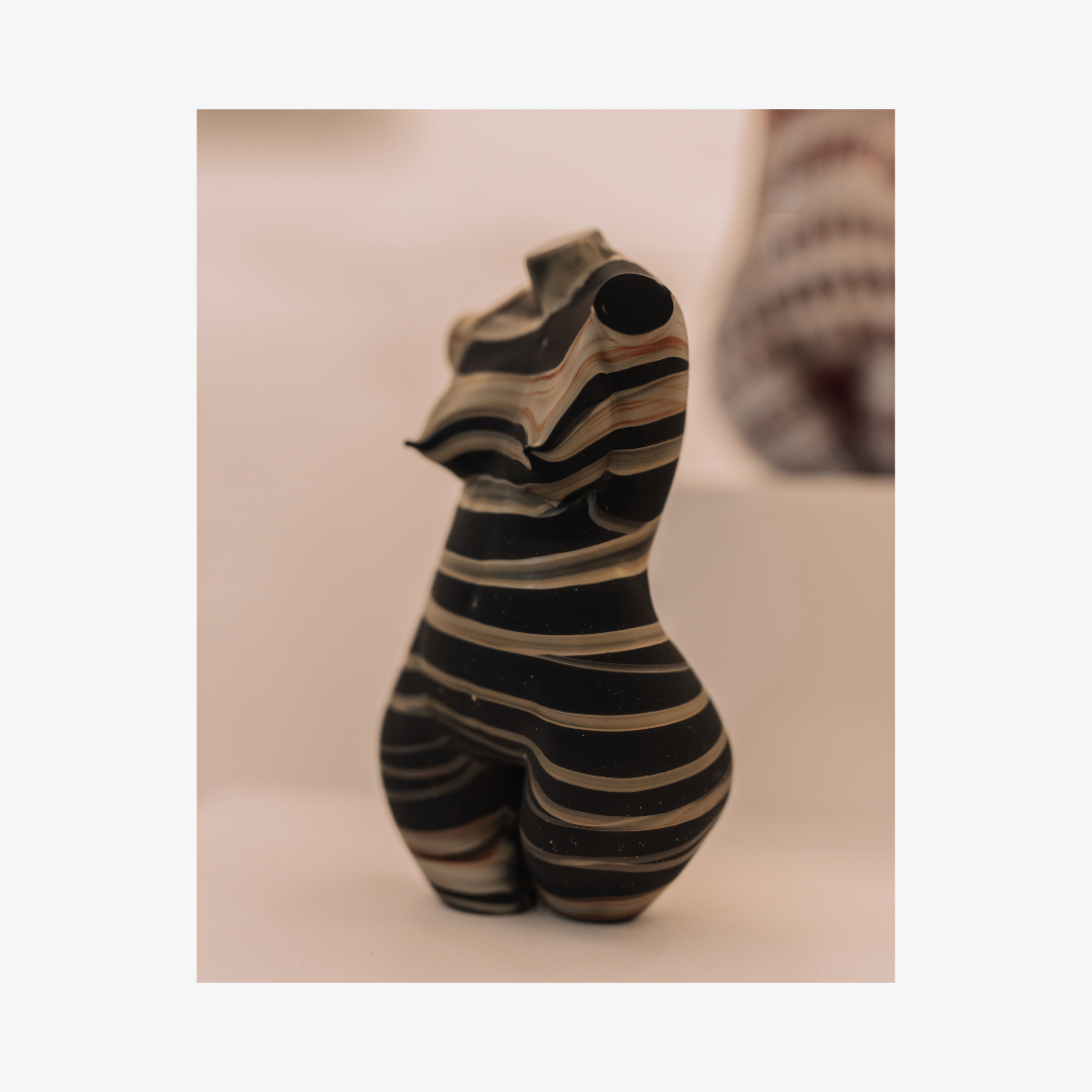 Dark Striped Female Torso, 2022