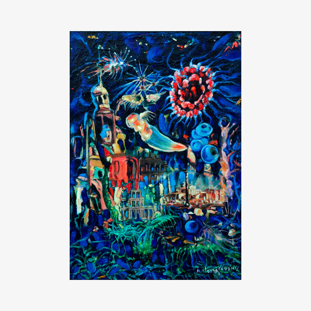 The Fireworks in Underwater City