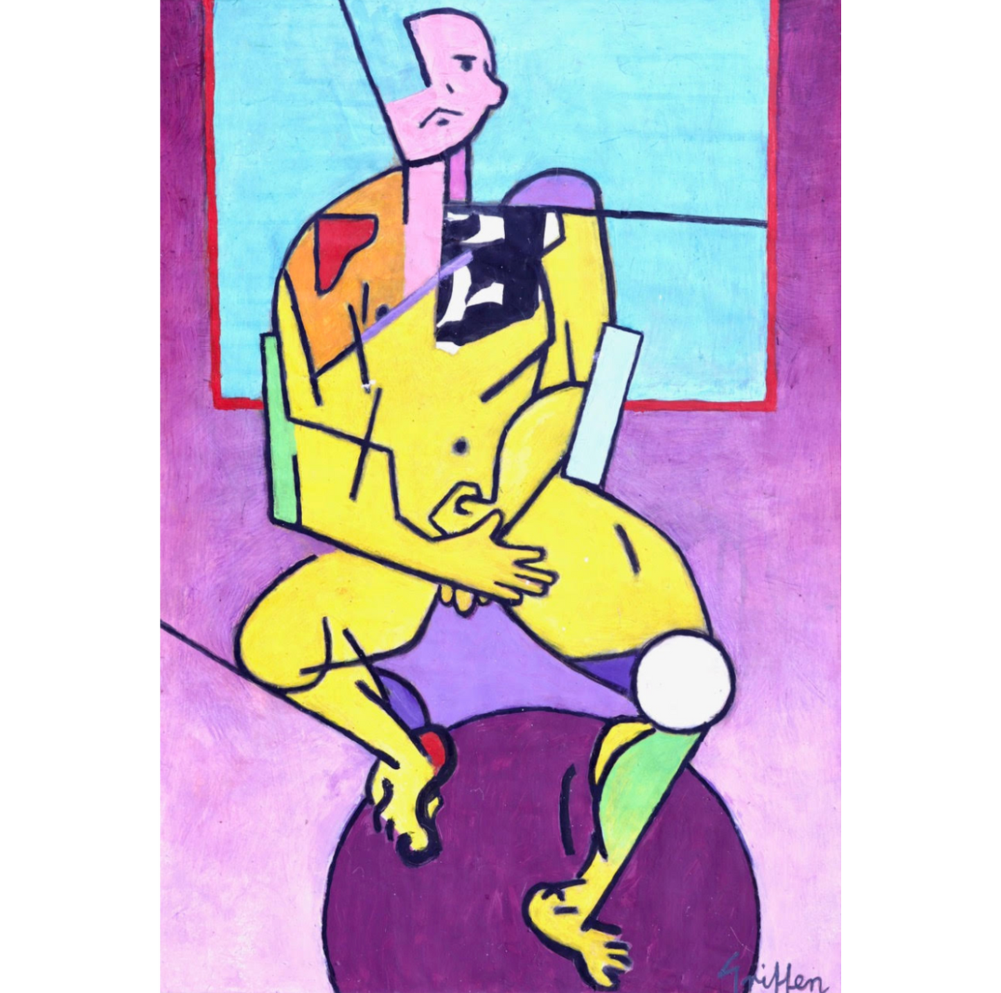 Yellow Man Seated, 2024