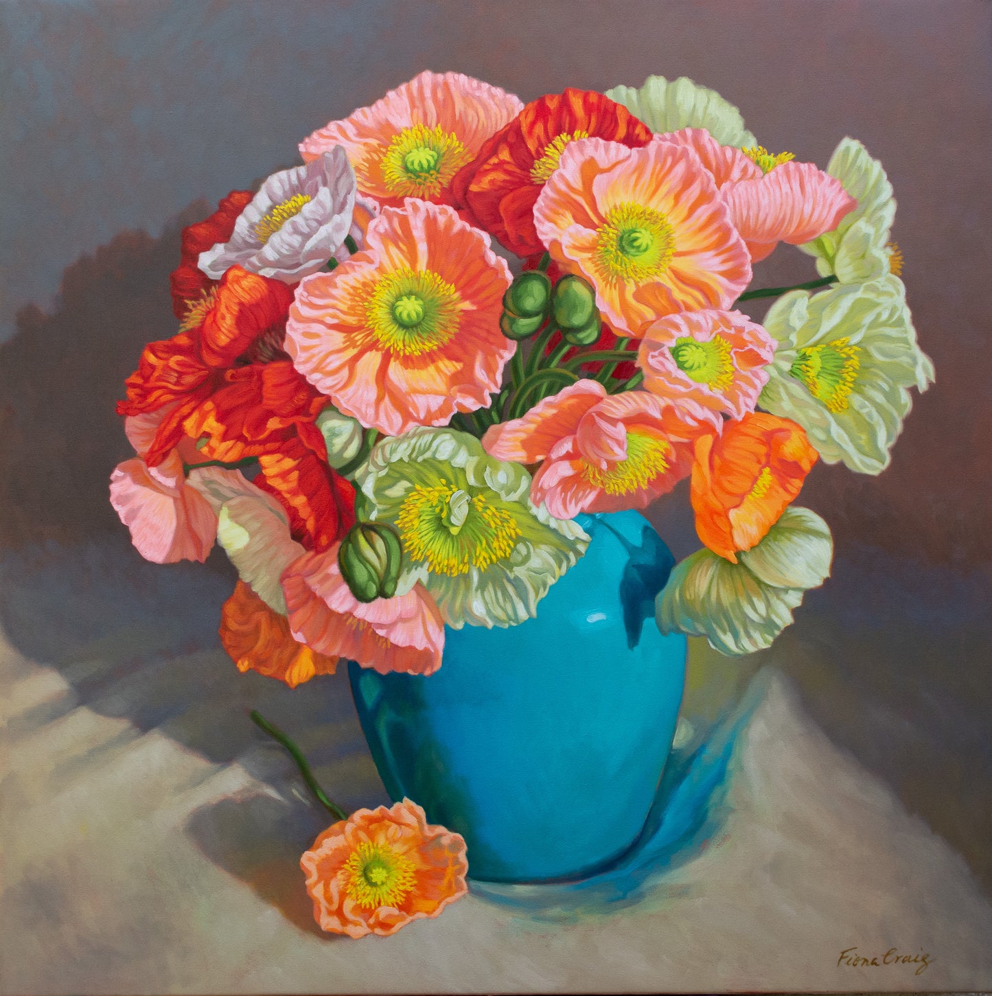 Poppies in Morning Light, 2025
