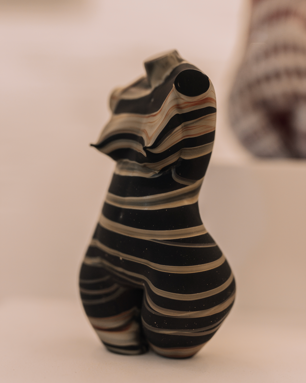 Dark Striped Female Torso, 2022