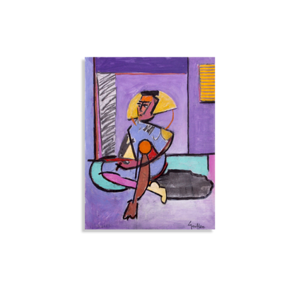 Figure in Purple Room, 2024