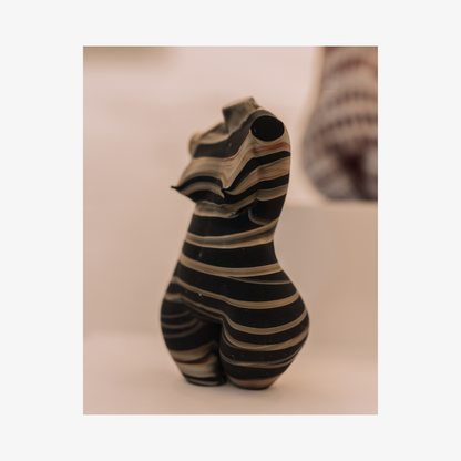 Dark Striped Female Torso, 2022