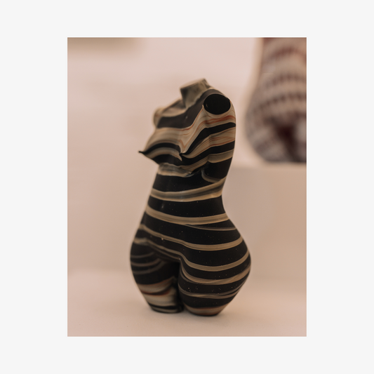 Dark Striped Female Torso, 2022