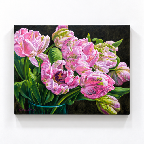 Tulipomania Pale Pink Parrots