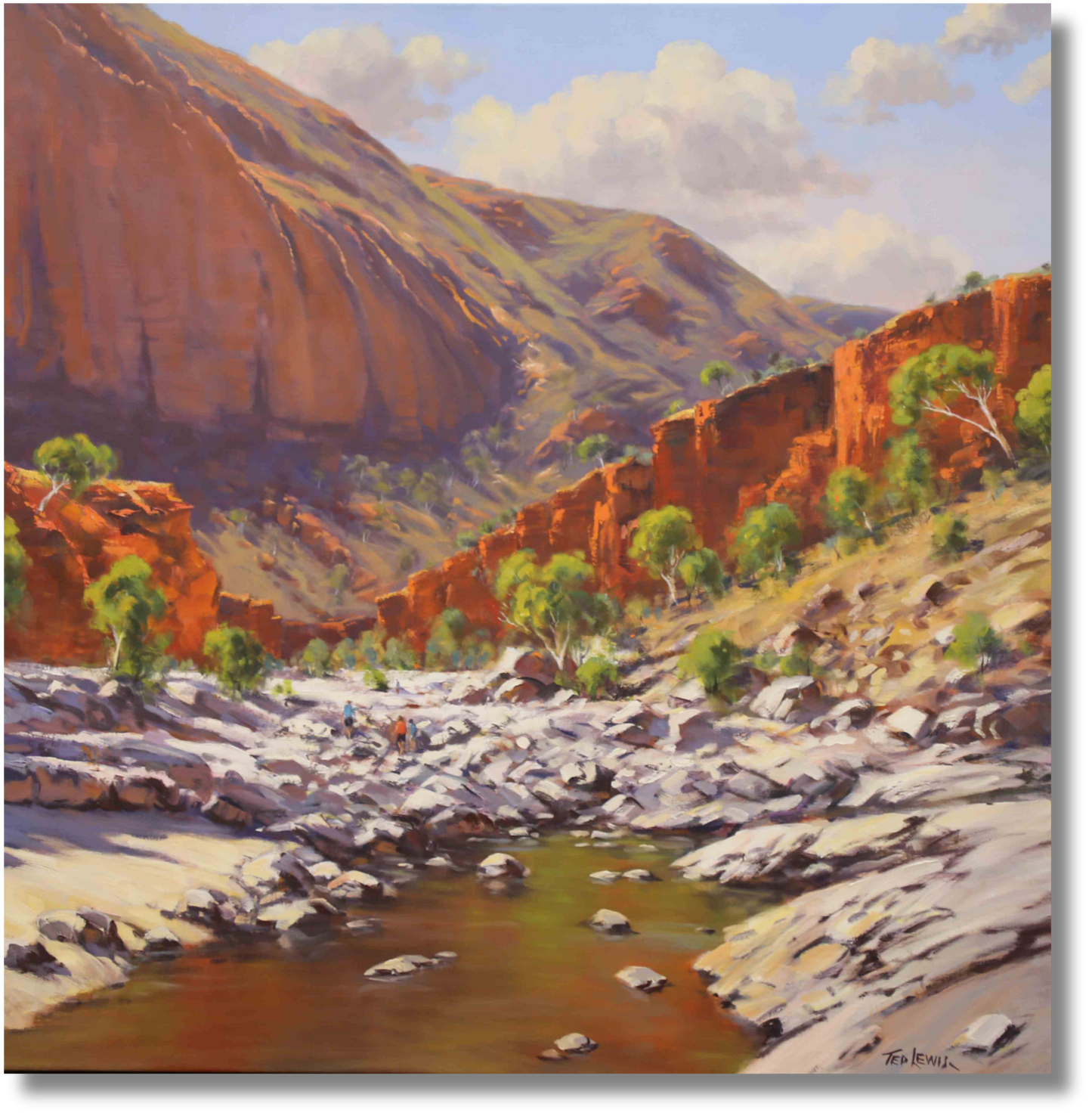 Ormiston Gorge Reflections., 2024