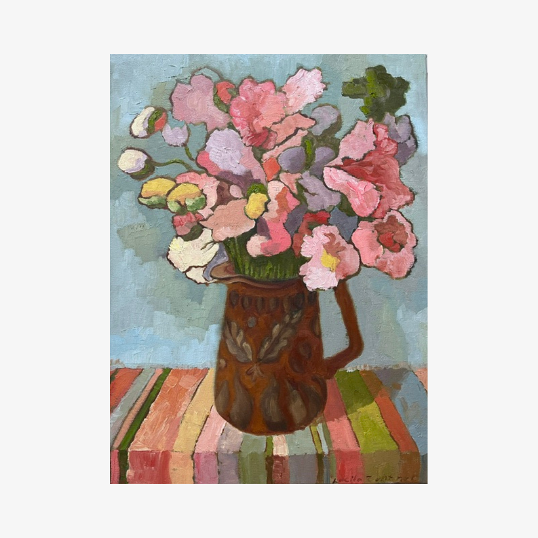 Pink and Yellow Poppies, 2026