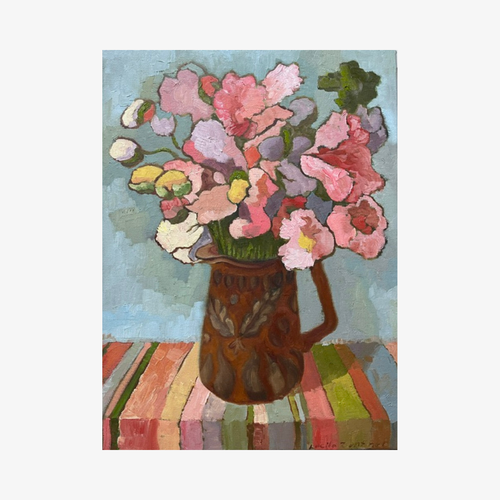 Pink and Yellow Poppies, 2026