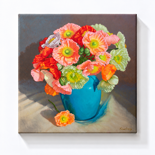 Poppies in Morning Light, 2025