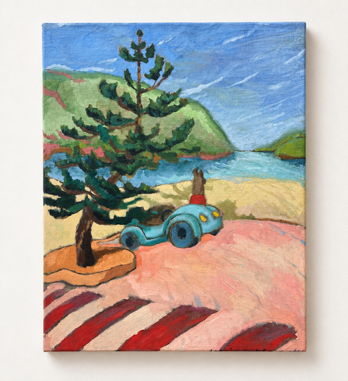 Roo Visits a Beach