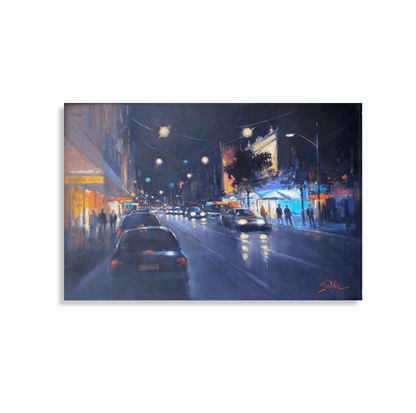 Night Lights on Norton St, 2016