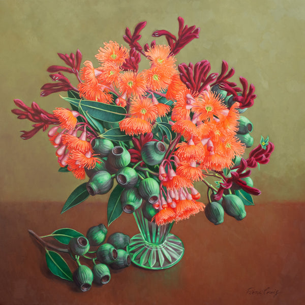 Orange Gumblossoms, Still Life, 2024 — alternate view