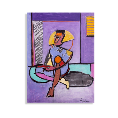 Figure in Purple Room, 2024