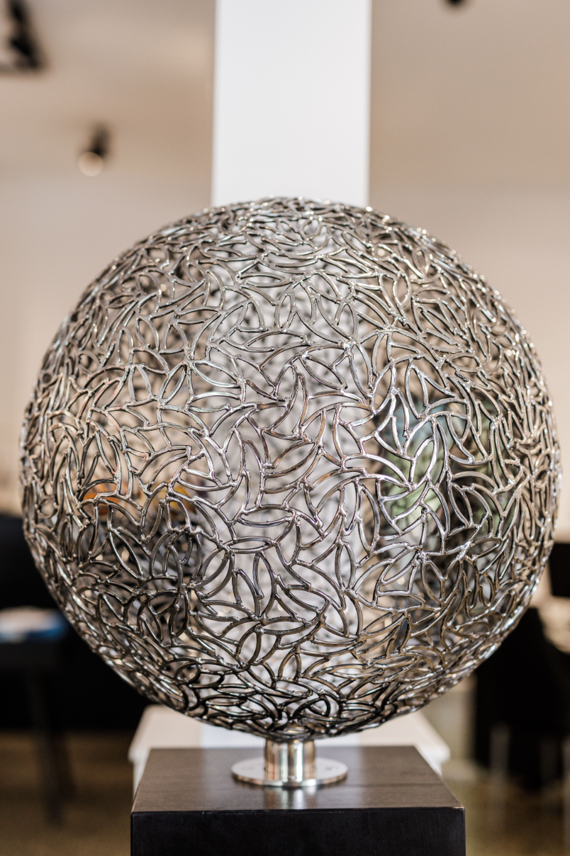 Stainless steel sphere, 2017