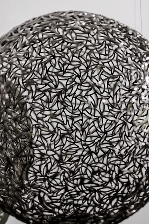 Stainless steel sphere, 2017