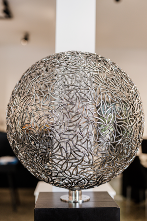Stainless steel sphere, 2017