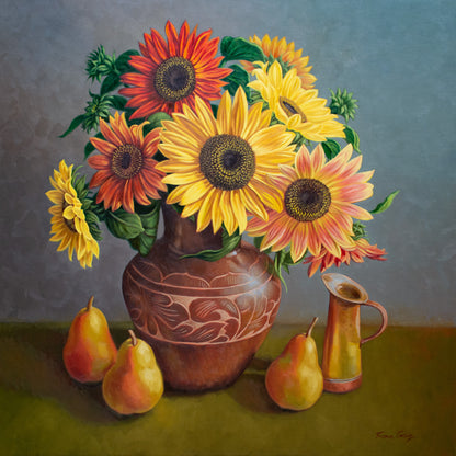 Sunflowers and Pears, 2025