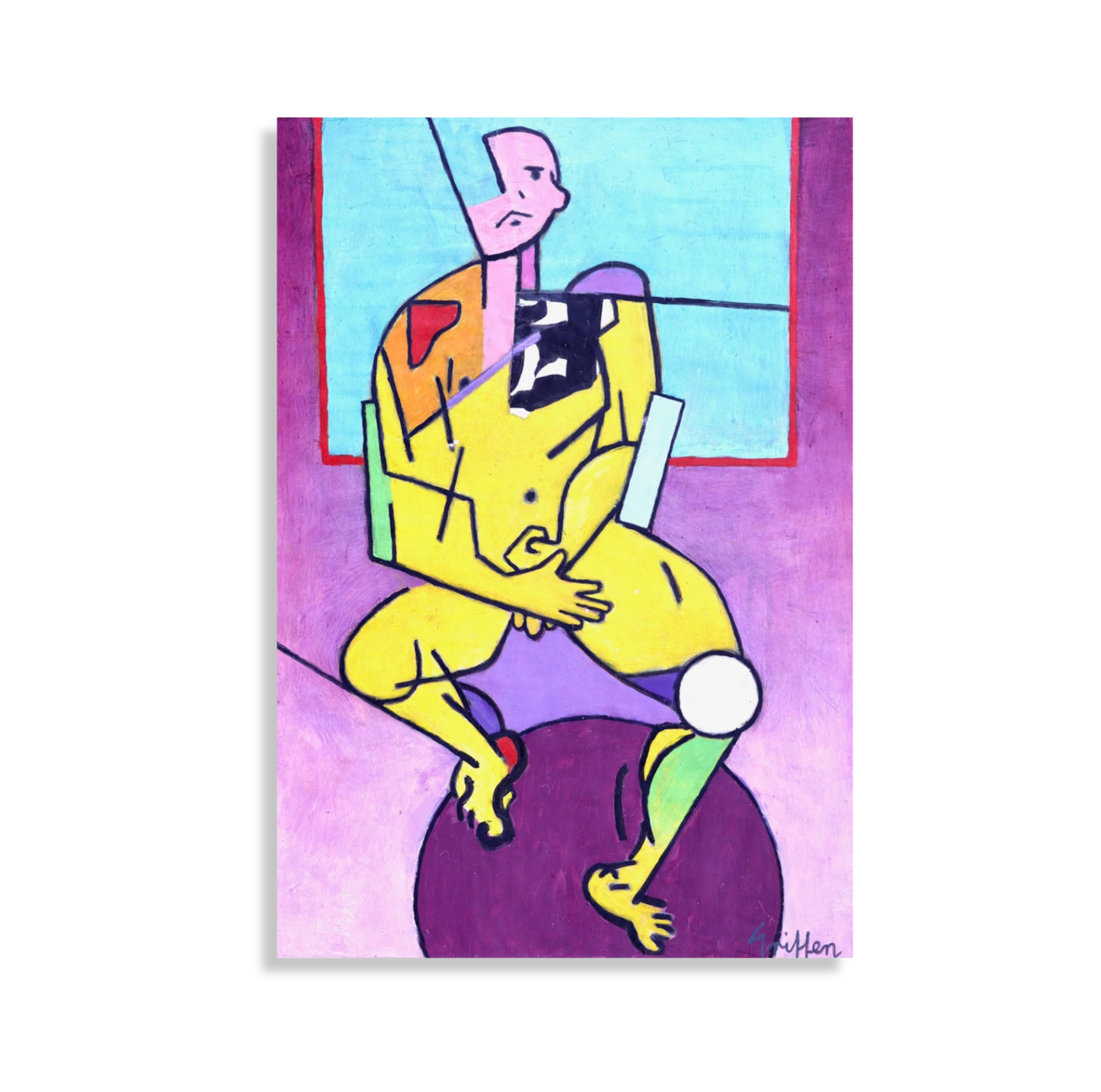 Yellow Man Seated, 2024