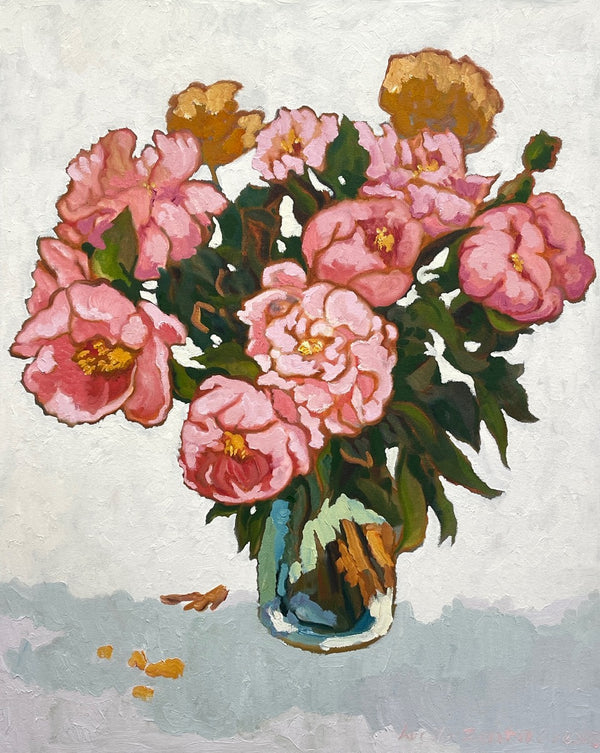 Camelias in Clouds, 2025 — alternate view