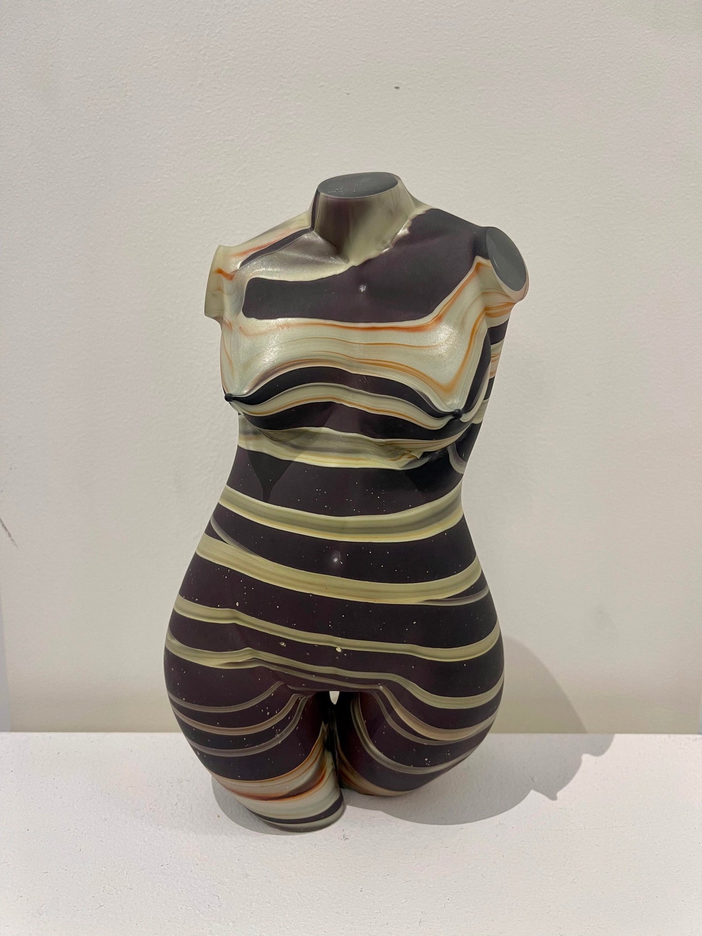 Dark Striped Female Torso, 2022