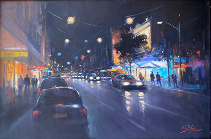 Night Lights on Norton St, 2016